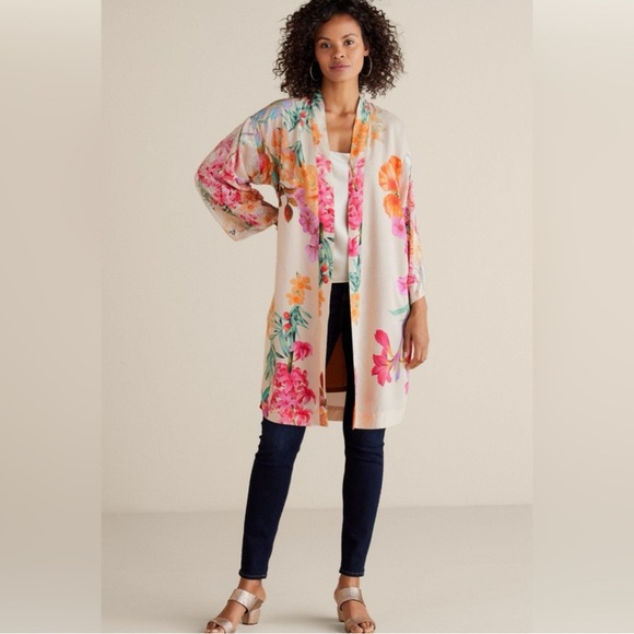 NWT Soft Surroundings Enchanted Orchid Topper in Lotus Size S/M - Picture 3 of 12